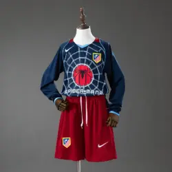 Atletico Madrid Away Retro Long-Sleeve Kids Kit Jersey