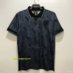 Retro 1990 England Away Black Soccer Jersey