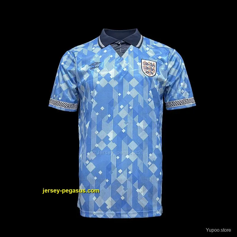 Retro 1990 England Blue Retro 1990 England Blue