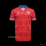 Retro 1990 England Red