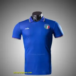 Retro 1990 Italy Home Soccer Jersey