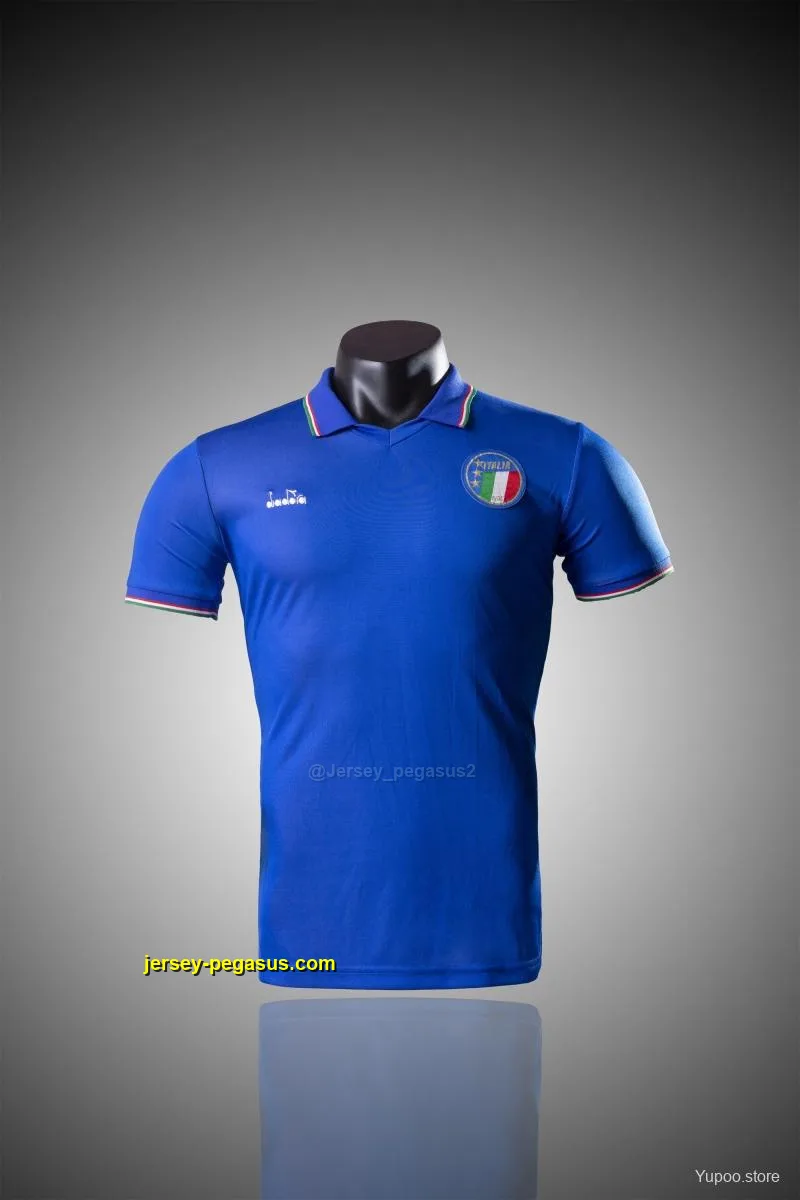 Retro 1990 Italy Home Soccer Jersey Retro 1990 Italy Home Soccer Jersey