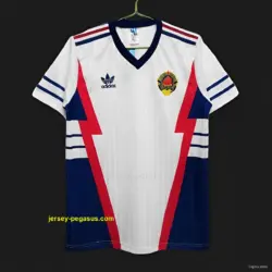 Retro 1990 Yugoslavia Away Soccer Jersey