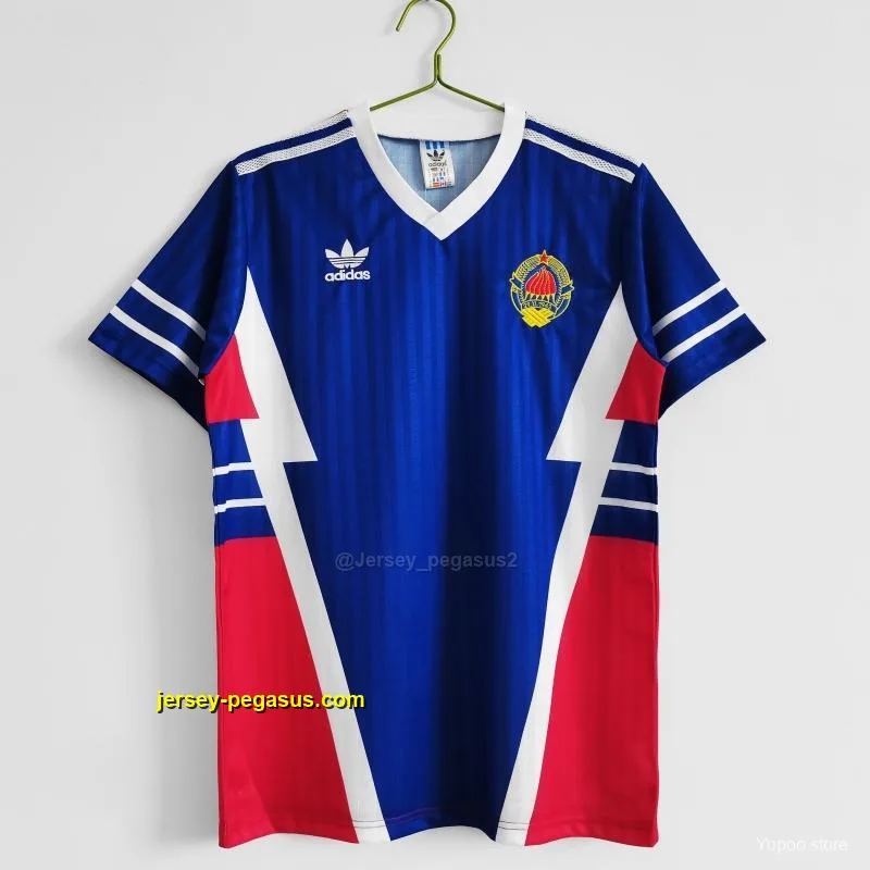 Retro 1990 Yugoslavia Home Soccer Jersey Retro 1990 Yugoslavia Home Soccer Jersey