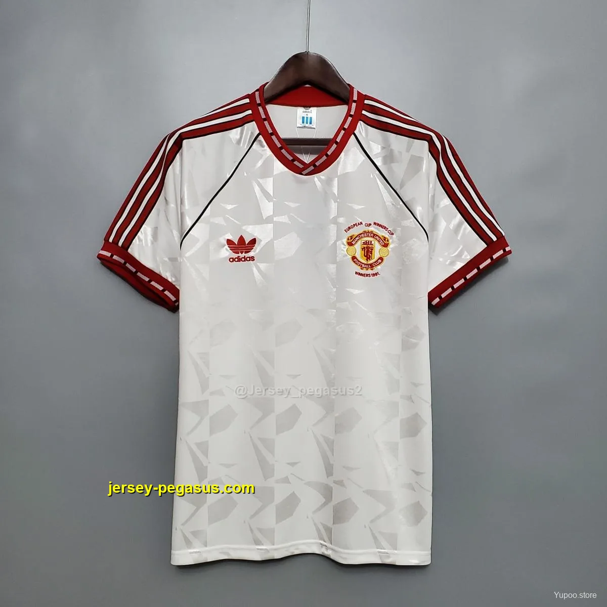 Retro 1991 Manchester United white Soccer Jersey Retro 1991 Manchester United white Soccer Jersey