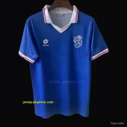 Retro 1991 Netherlands Away Blue Jersey