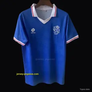 Retro 1991 Netherlands Away Blue Jersey