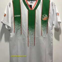 Retro 1994 Ireland Away White Soccer Jersey