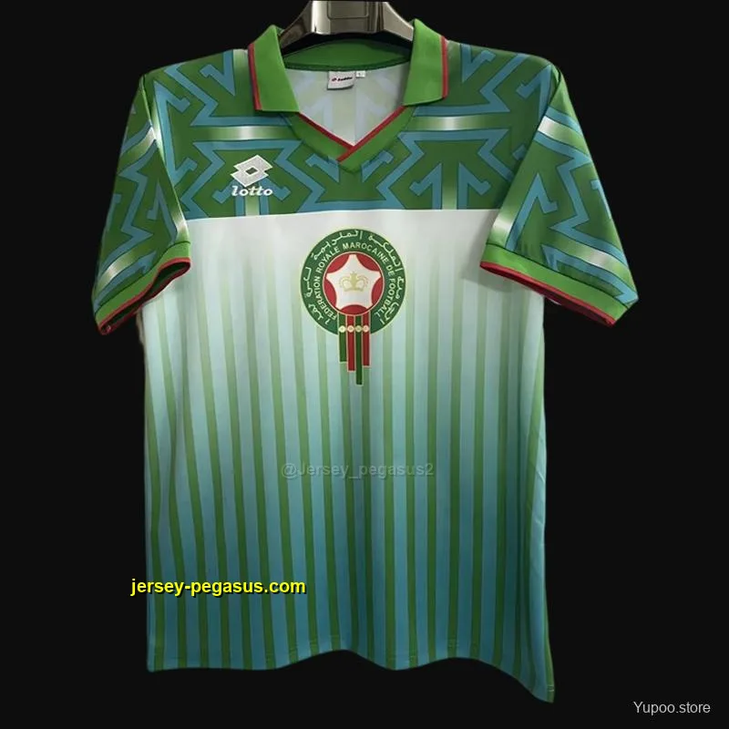 Retro 1994 Morocco Away Green Jersey Retro 1994 Morocco Away Green Jersey