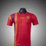 Retro 1994 Spain Home Soccer Jersey