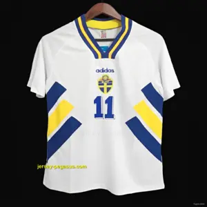 Retro 1994 Sweden Away White Jersey