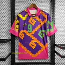 Retro 1995 Mexico CAMPOS 9 Home Orange Jersey