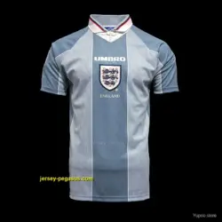 Retro 1996 England Away Soccer Jersey