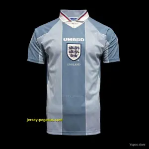 Retro 1996 England Away Soccer Jersey