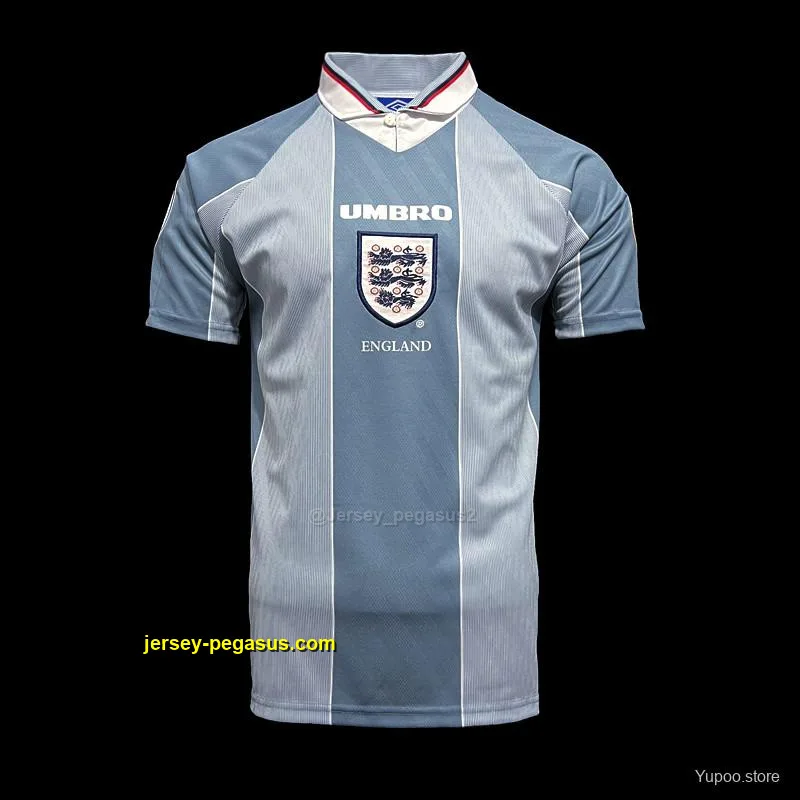 Retro 1996 England Away Soccer Jersey Retro 1996 England Away Soccer Jersey