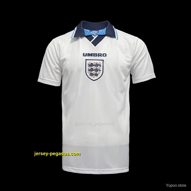 Retro 1996 England Home Soccer Jersey Retro 1996 England Home Soccer Jersey