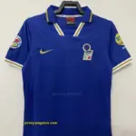Retro 1996 Italy Home With 96 EURO Patch Soccer Jersey