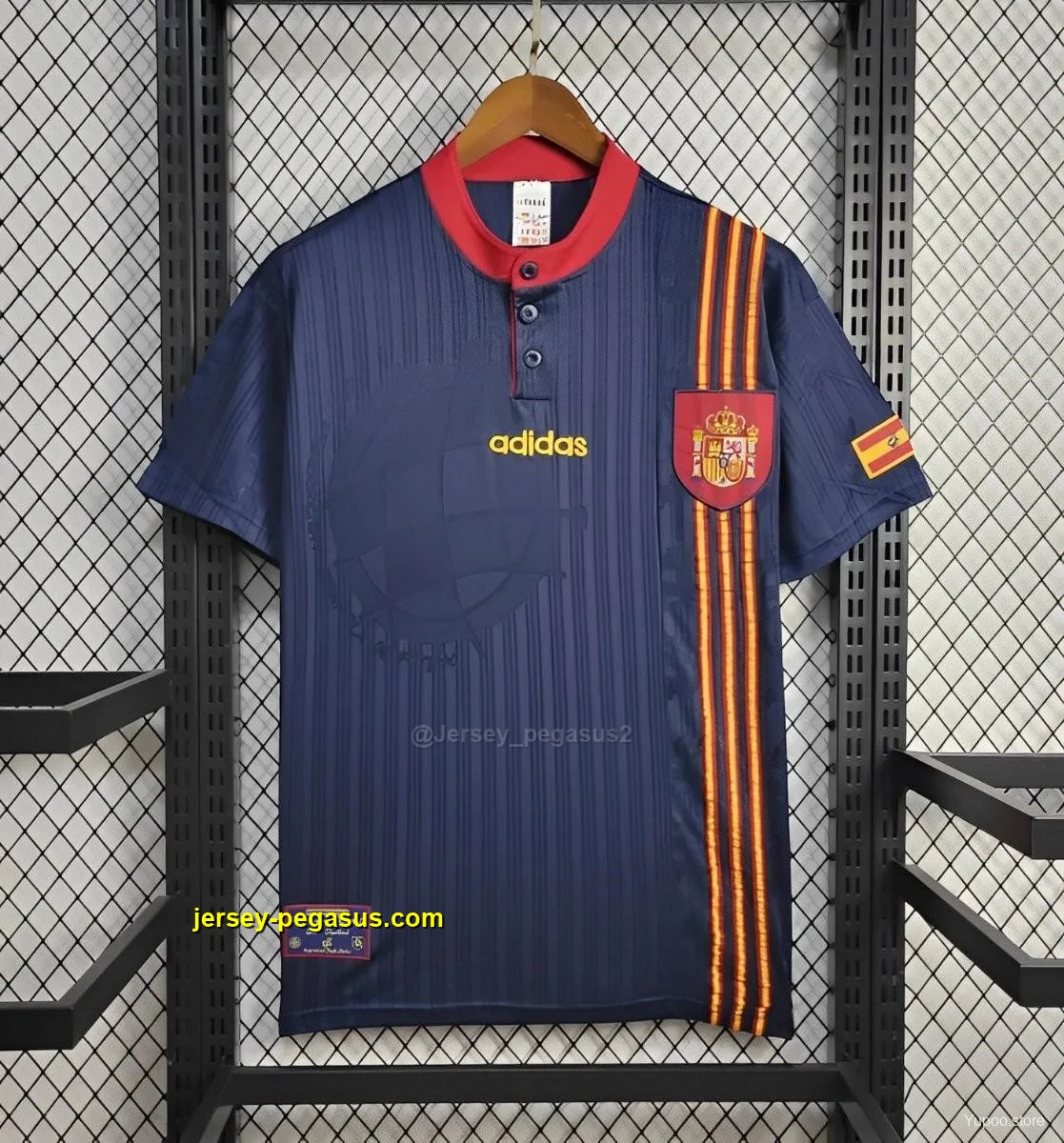 Retro 1996 Spain Away Jersey Retro 1996 Spain Away Jersey