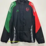 Arsenal black- red-green windbreaker jacket