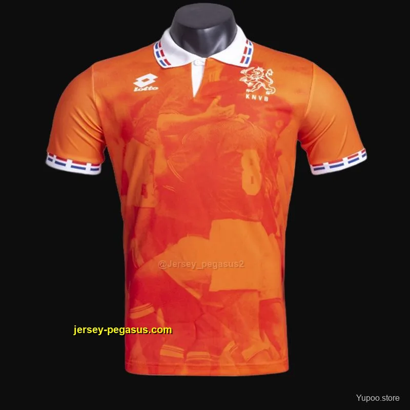 Retro 1996 The Netherlands Home Soccer Jersey Retro 1996 The Netherlands Home Soccer Jersey