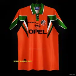 Retro 1997 Ireland Away Orange Jersey