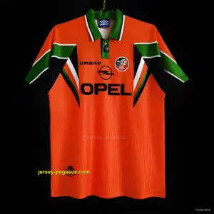 Retro 1997 Ireland Away Orange Jersey