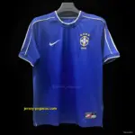 Retro 1998 Brazil Away Blue Jersey