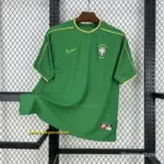 Retro 1998 Brazil Goalkeeper Green Jersey