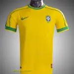 Retro 1998 Brazil Home Soccer Jersey