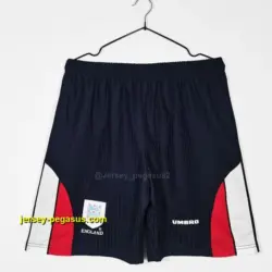 Retro 1998 England Home Shorts Soccer Jersey