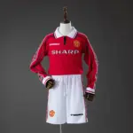 M-U Home Retro Long Sleeve Kids Kit Jersey