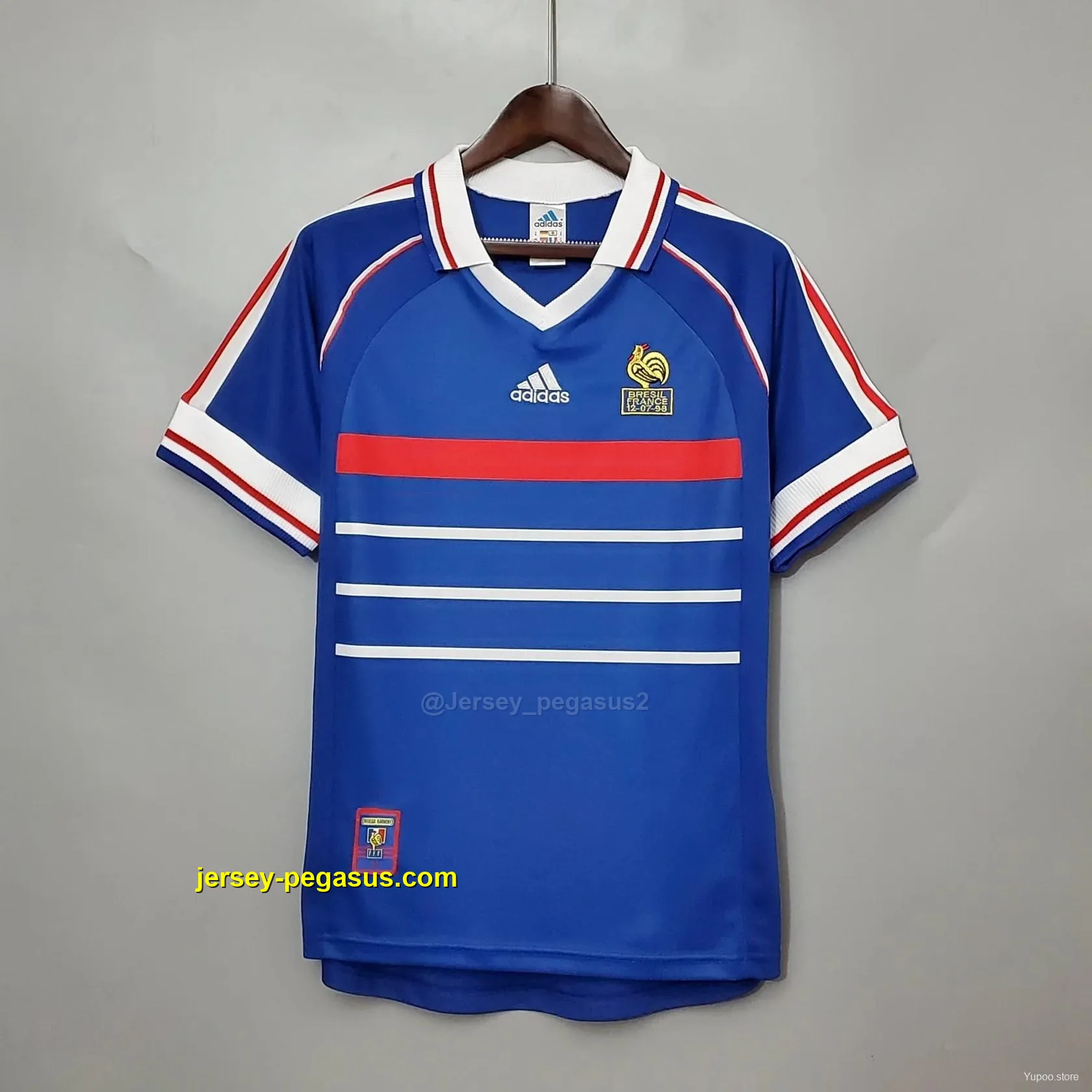 Retro 1998 France Home Jersey Retro 1998 France Home Jersey