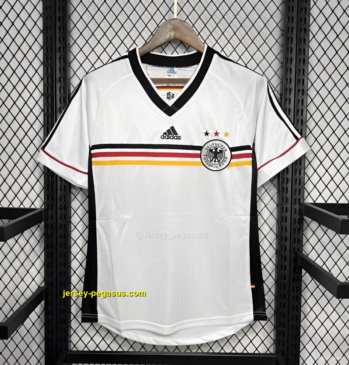 Retro 1998 Germany Home Jersey Retro 1998 Germany Home Jersey