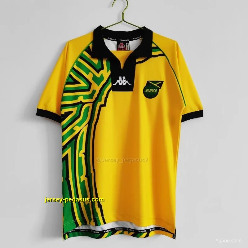 Retro 1998 Jamaica Home Soccer Jersey Retro 1998 Jamaica Home Soccer Jersey