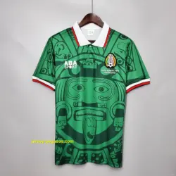 Retro 1998 Mexico home Soccer Jersey