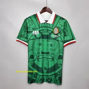 Retro 1998 Mexico home Soccer Jersey