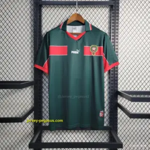 Retro 1998 Morocco Home Soccer Jersey