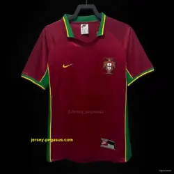 Retro 1998 Portugal Home Jersey