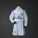 Real Madrid Home Retro Long Sleeve Kids Kit Jersey