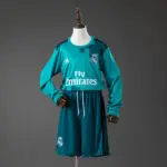 Real Madrid Third Away Retro Long Sleeve Kids Kit Jersey