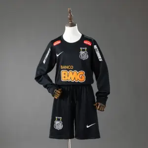 Santos Away Retro Long Sleeve Kids Kit Jersey