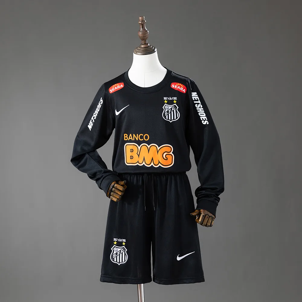 Santos Away Retro Long Sleeve Kids Kit Jersey Santos Away Retro Long Sleeve Kids Kit Jersey