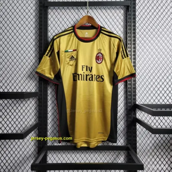 Retro 20 Season AC Milan Third Golden Jersey Retro 20 Season AC Milan Third Golden Jersey