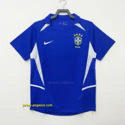 Retro 2002 Brazil Away Soccer Jersey