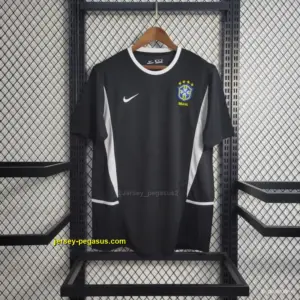 Retro 2002 Brazil Black Goalkeeper Jersey