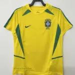 Retro 2002 Brazil Home Soccer Jersey