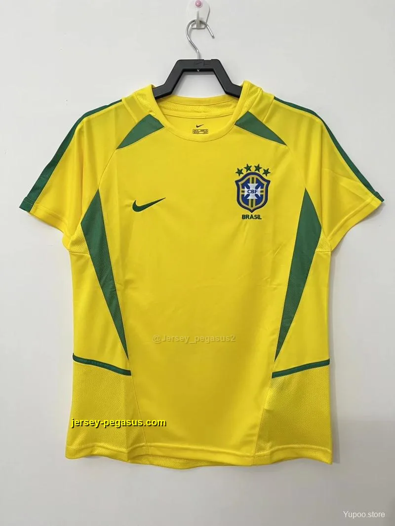 Retro 2002 Brazil Home Soccer Jersey Retro 2002 Brazil Home Soccer Jersey