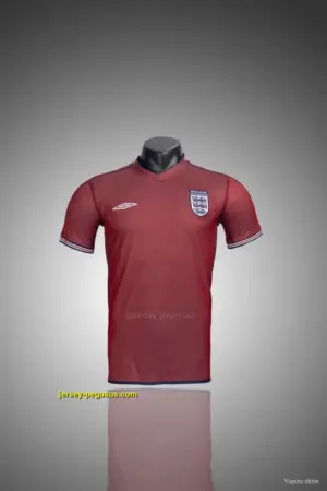 Retro 2002 England Away Reversible (RedNavy) Soccer Jersey