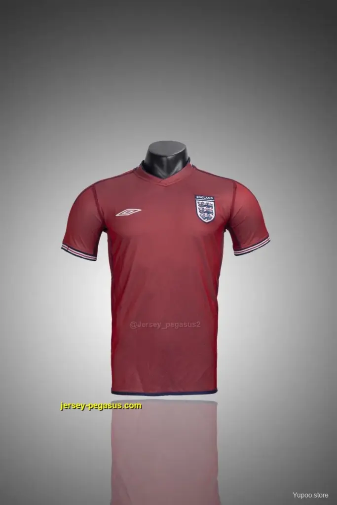 Retro 2002 England Away Reversible (RedNavy) Soccer Jersey