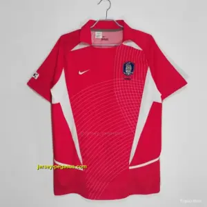 Retro 2002 Korea Home Soccer Jersey